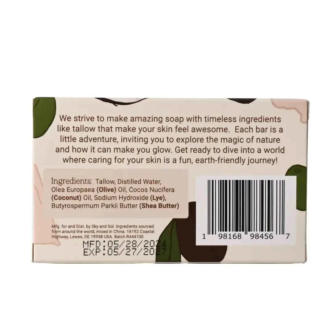 Sky And Sol Tallow Soap (Pack of 3)